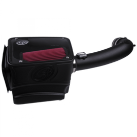 S&B Filter 75-5116 Cold Air Intake For 17-18 Chevrolet GMC Silverado/ Sierra 1500, Tahoe, Suburban, Yukon, XL, Denali, 5.3L, 6.2L Cotton Cleanable Red