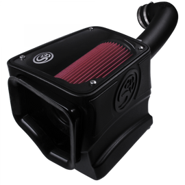 S&B Filter 75-5116 Cold Air Intake For 17-18 Chevrolet GMC Silverado/ Sierra 1500, Tahoe, Suburban, Yukon, XL, Denali, 5.3L, 6.2L Cotton Cleanable Red