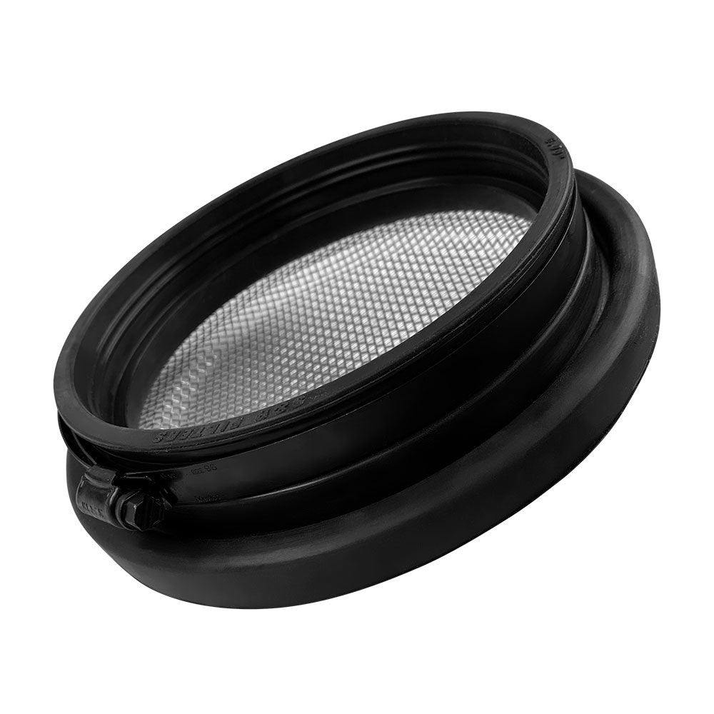 S&B Filter 77-3000 Turbo Screen 4.0 Inch Black Stainless Steel Mesh W/Stainless Steel Clamp