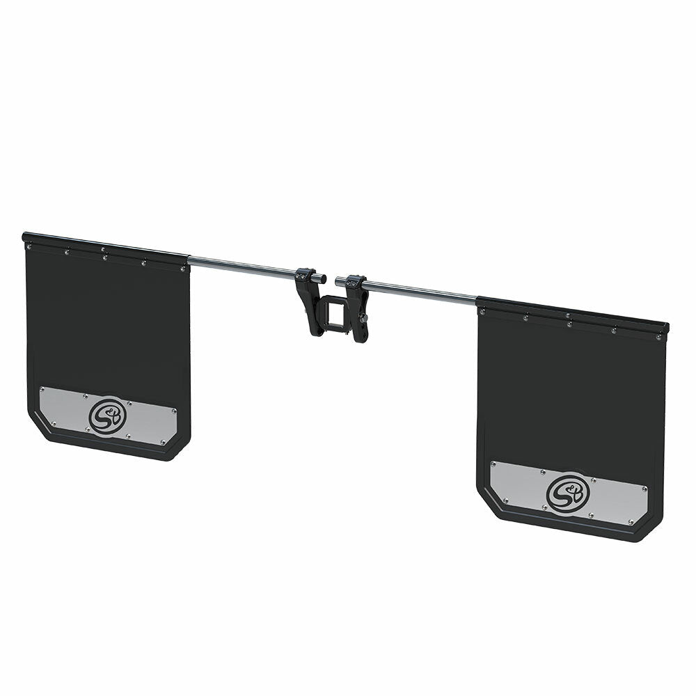 S&B 84-1001 Mud Flap Kit - 2.5 Inch Hitch Reciever