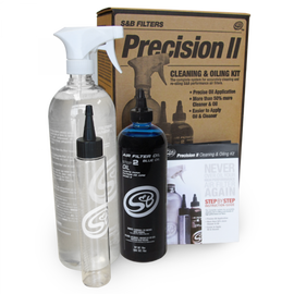 S&B Filter 88-0009 Cleaning Kit For Precision II Cleaning and Oil Kit Blue Oil Oiled