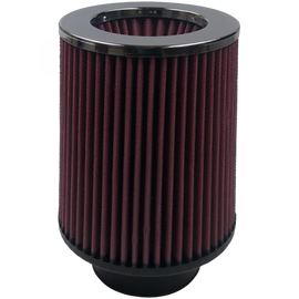 S&B Filter KF-1004 Air Filter For Intake Kits 75-1511-1 Oiled Cotton Cleanable Red
