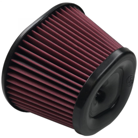 S&B Filter KF-1037 Air Filter For Intake Kits 75-5068 Oiled Cotton Cleanable Red