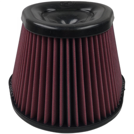 S&B Filter KF-1037 Air Filter For Intake Kits 75-5068 Oiled Cotton Cleanable Red