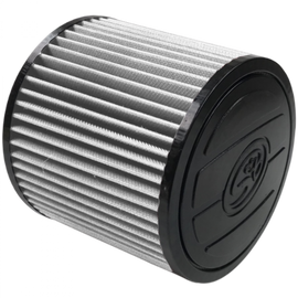 S&B Filter KF-1055D Air Filter For Intake Kits 75-5061,75-5059 Dry Extendable White