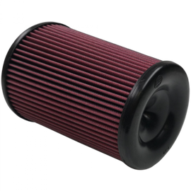 S&B Filter KF-1063 Air Filter For Intake Kits 75-5085,75-5082,75-5103 Oiled Cotton Cleanable Red