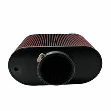 Load image into Gallery viewer, S&amp;B SBAFO412-R S &amp; B Air Filter 4x12 Inch Oval with Hole Red Oil