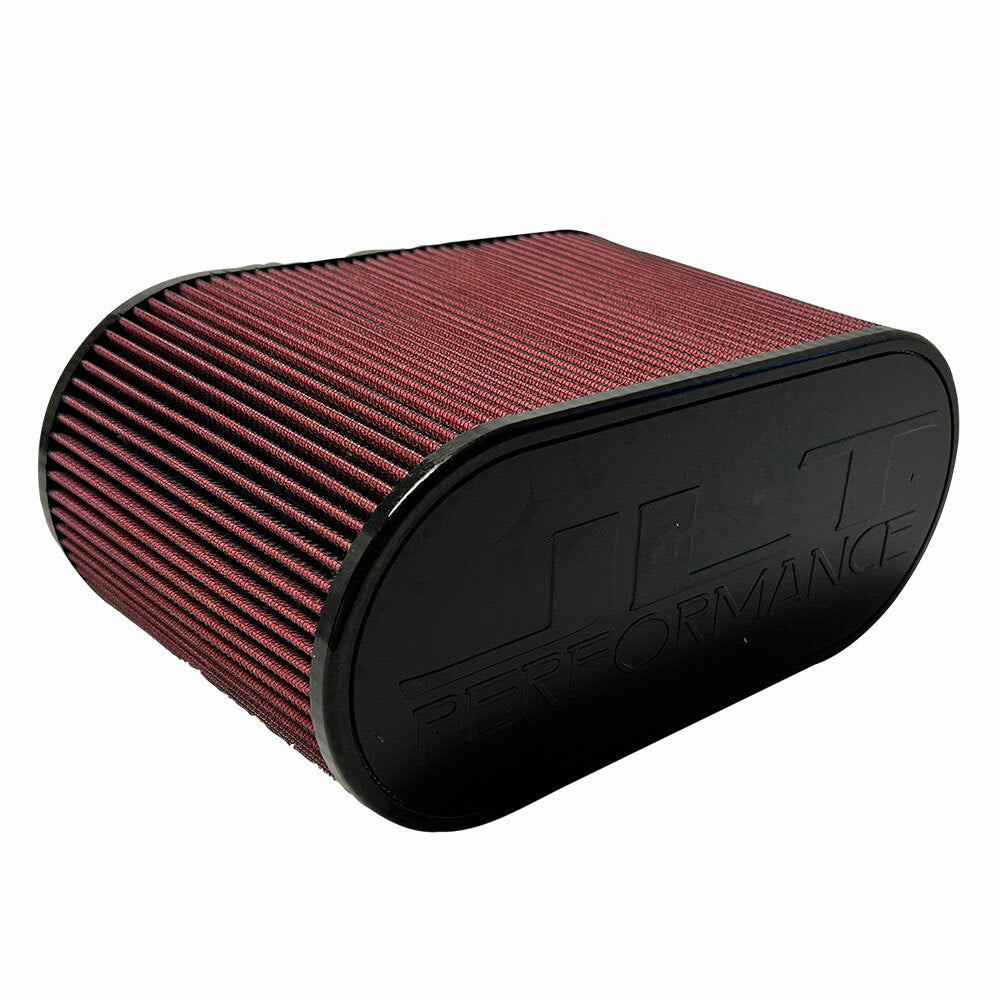 S&B SBAFO412-R S & B Air Filter 4x12 Inch Oval with Hole Red Oil