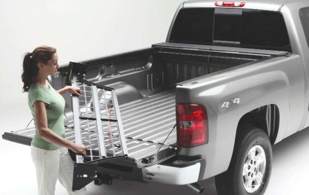 Roll-N-Lock CM448 Cargo Manager Rolling Truck Bed Divider