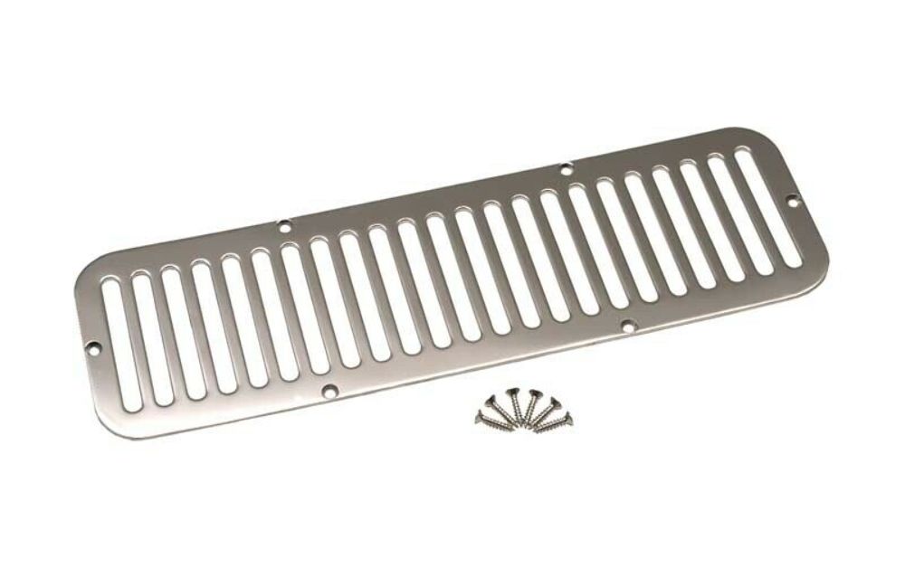 Kentrol 30405 Polished Silver Hood Vent 55-77 Jeep CJ5