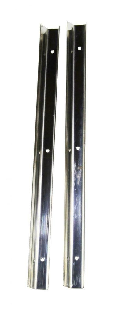 Kentrol 30416 Polished Silver Entry Guards Pair 76-95 CJ7 Wrangler YJ