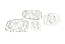 Load image into Gallery viewer, Kentrol 30467 Polished Silver Billet Wire Mesh Set 6 Pc 87-95 Wrangler TJ