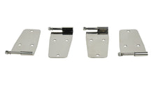 Load image into Gallery viewer, Kentrol 30474 Polished Hardtop Door Hinge Set 4 Pc 76-93 CJ Wrangler YJ