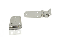 Load image into Gallery viewer, Kentrol 30476 Polished Silver Hood Hinge Pair 97-06 Wrangler TJ