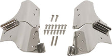 Load image into Gallery viewer, Kentrol 30477 Polished Silver Windshield Hinge Pair 97-06 Wrangler TJ