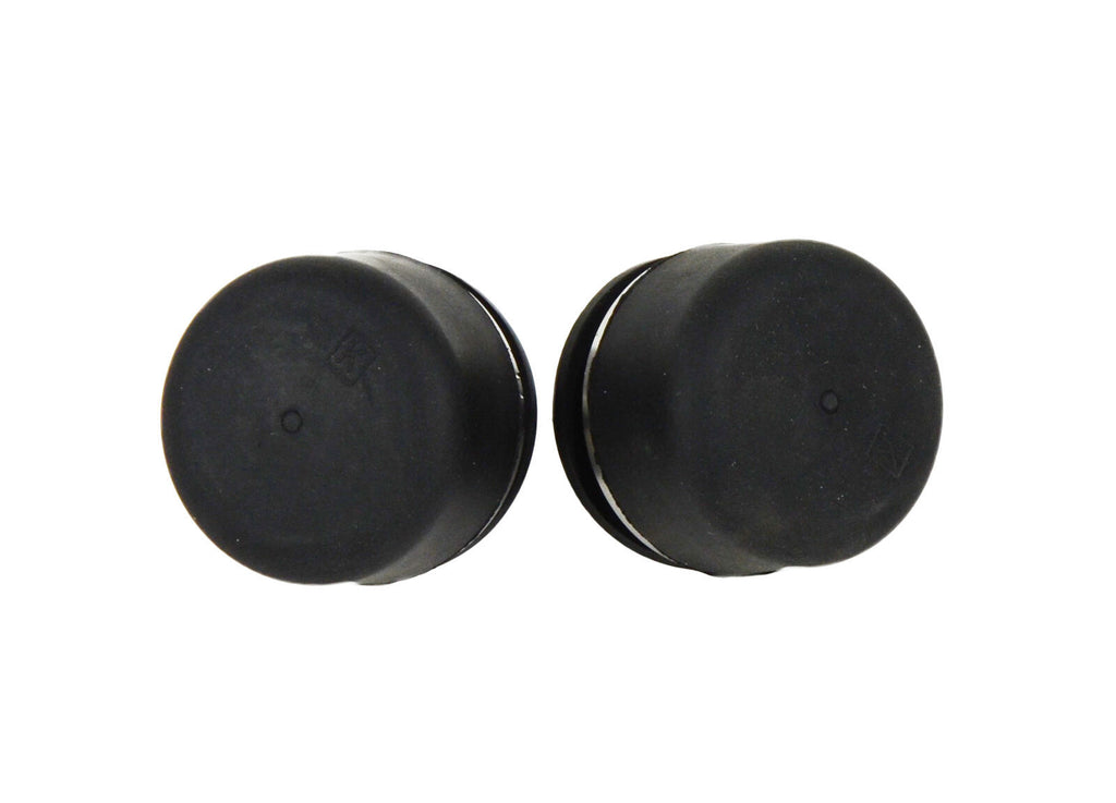 Kentrol 30506 Polished Silver Hood Bumpers 97-18 Wrangler TJ/JK