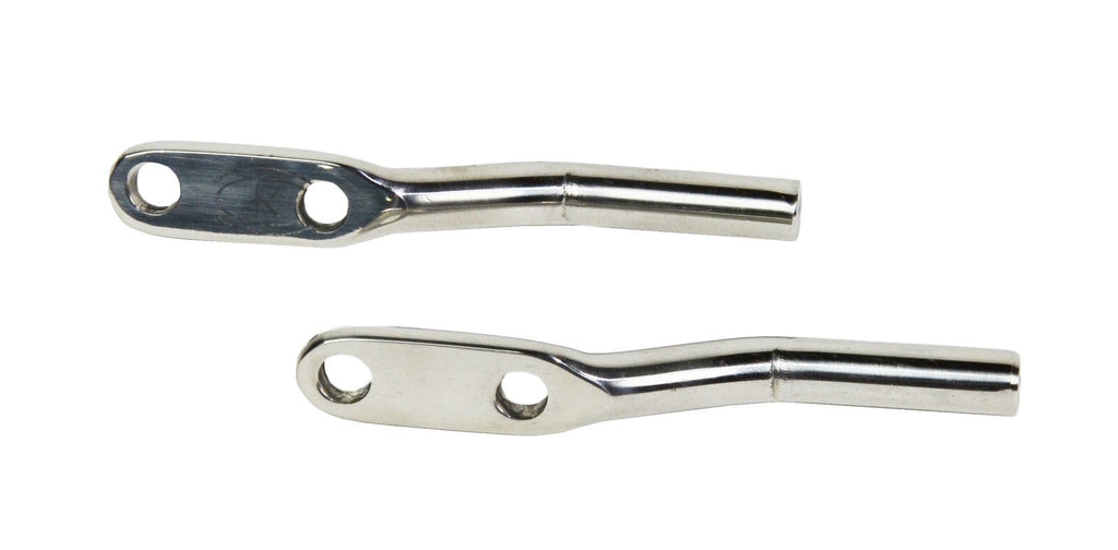 Kentrol 30549 Polished Silver Door Strap Pins Pair 76-95 CJ and Wrangler YJ