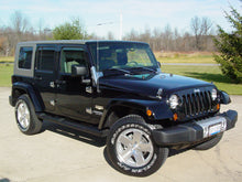 Load image into Gallery viewer, Kentrol 30571 Polished Silver Hood Catch Pair 07-18 Wrangler JK