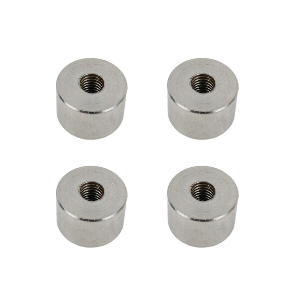 Kentrol 30711 Polished Silver OEM Anti-Theft Door Nuts 97-06 Wrangler TJ