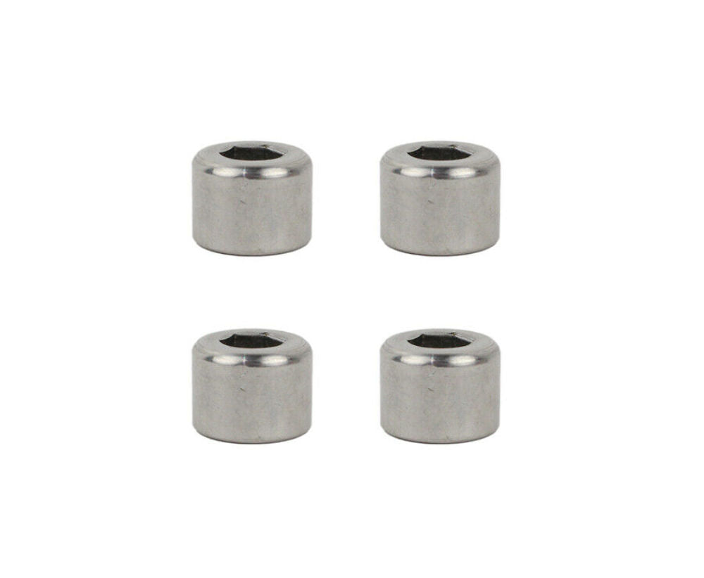 Kentrol 30711 Polished Silver OEM Anti-Theft Door Nuts 97-06 Wrangler TJ