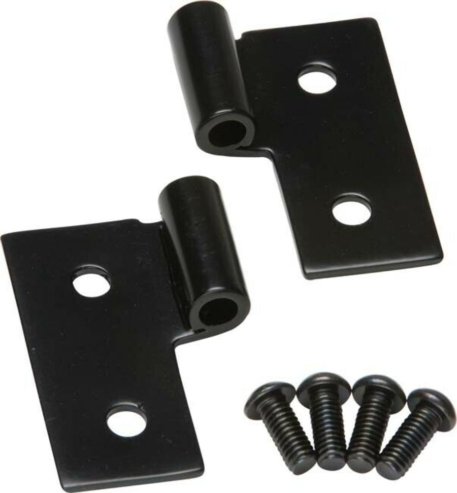 Kentrol 50407 Black Lower Door Hinge Pair 76-06 CJ and Wrangler YJ/TJ