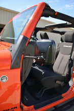 Load image into Gallery viewer, Kentrol 50443 Black Outback Mirrors Pair 76-18 CJ and Wrangler YJ/TJ/JK