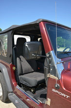 Load image into Gallery viewer, Kentrol 50443 Black Outback Mirrors Pair 76-18 CJ and Wrangler YJ/TJ/JK