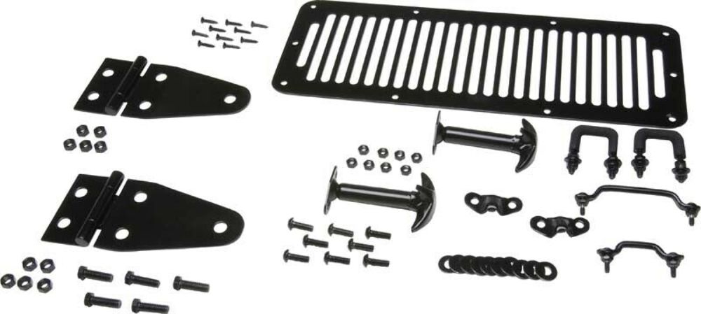 Kentrol 50470 Black Hood Kit 78-95 CJ and Wrangler YJ