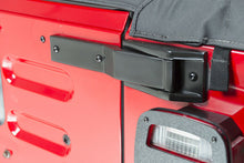 Load image into Gallery viewer, Kentrol 50478 Black Tailgate Hinge Pair 97-06 Wrangler TJ