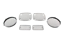 Load image into Gallery viewer, Kentrol 50488 Black Wire Mesh Guard Set 6 Pieces 97-06 Wrangler TJ