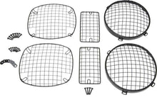 Load image into Gallery viewer, Kentrol 50488 Black Wire Mesh Guard Set 6 Pieces 97-06 Wrangler TJ