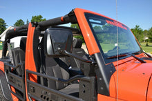 Load image into Gallery viewer, Kentrol 50496 Black E-Z Detach Mirrors Pair 97-18 Wrangler TJ/JK