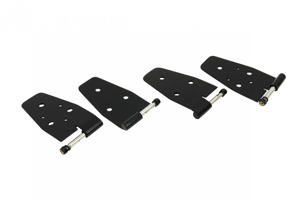 Kentrol 50525 Black Door Hinge Set 4 Pieces 97-06 Wrangler TJ