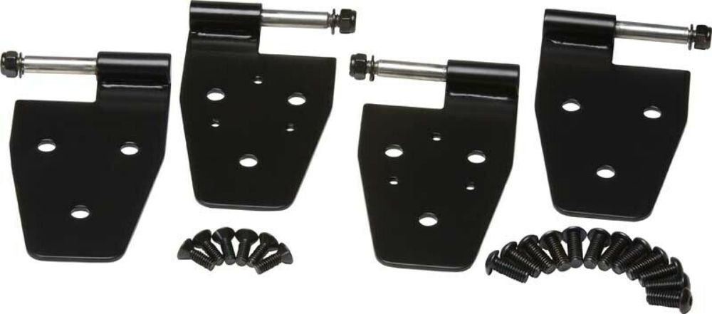 Kentrol 50525 Black Door Hinge Set 4 Pieces 97-06 Wrangler TJ