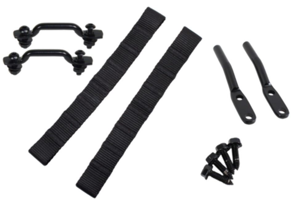 Kentrol 50725 Black Door Strap Kit For 76-95 Jeep CJ/YJ