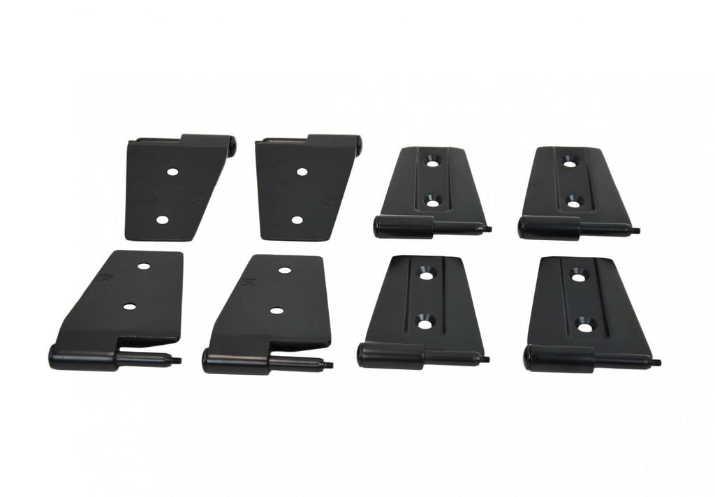 Kentrol 80576 Black Door Hinge Set 8 Pieces 4 Door 07-18 Wrangler JK