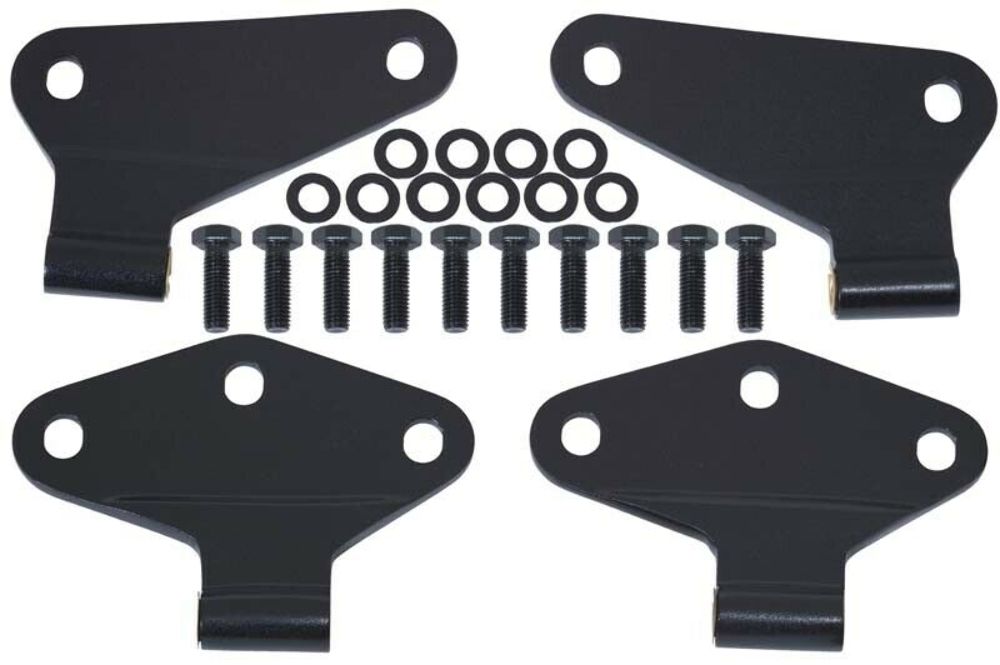 Kentrol 80580 Black Body Door Hinge Set 4 Pieces 2 Door 07-18 Wrangler JK