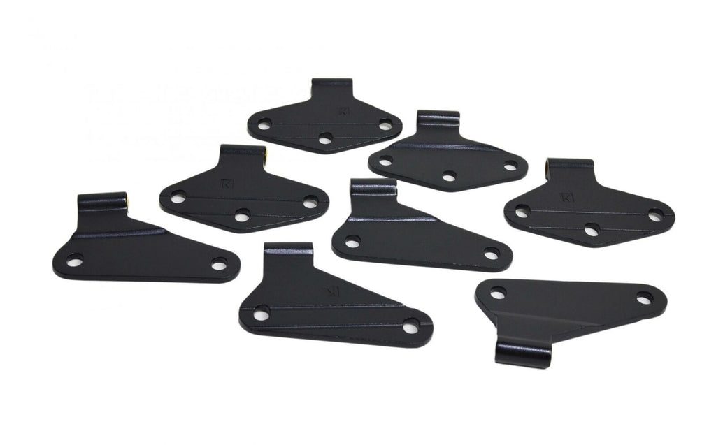 Kentrol 80581 Black Body Door Hinge Set 8 Pieces 4 Door 07-18 Wrangler JK