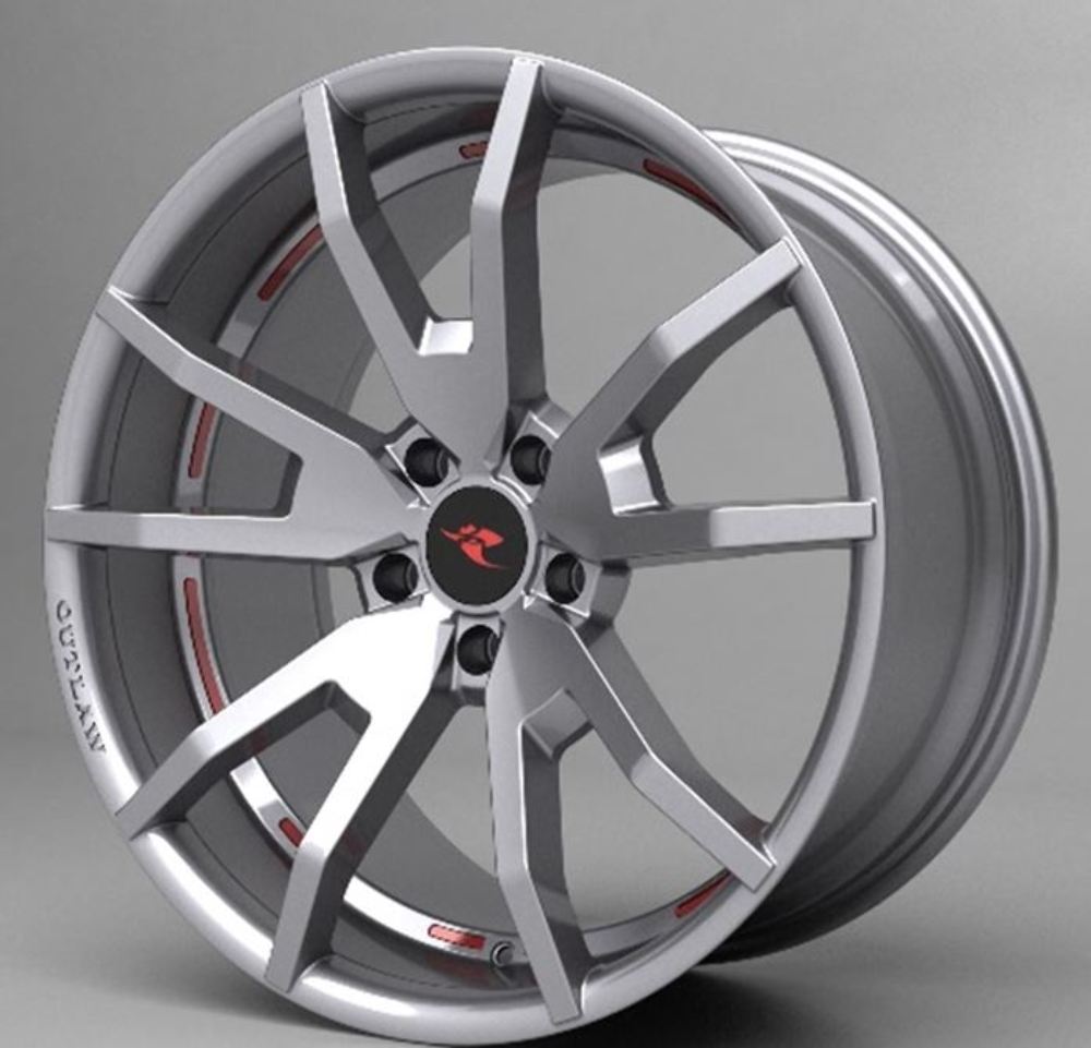 CDC 0511-3600-35 Silver Outlaw Wheel 20 x 9 Hi Ho For 05-14 Mustang