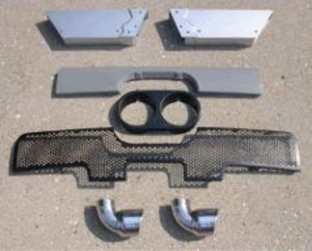 CDC 0512-7000-01 Sweet Ass Bumper Delete w Exhaust Tips For 05-06 GT