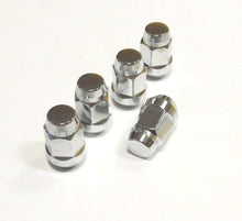 Load image into Gallery viewer, CDC 10000 Chrome Lug Nut 1/2 Thread 3/4 Hex Cone Seat For 05-14 Mustang