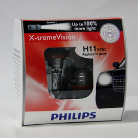 CDC 1410 Philips X-Treme Vision Fog Lamp H11 For 05-14 Mustang Base