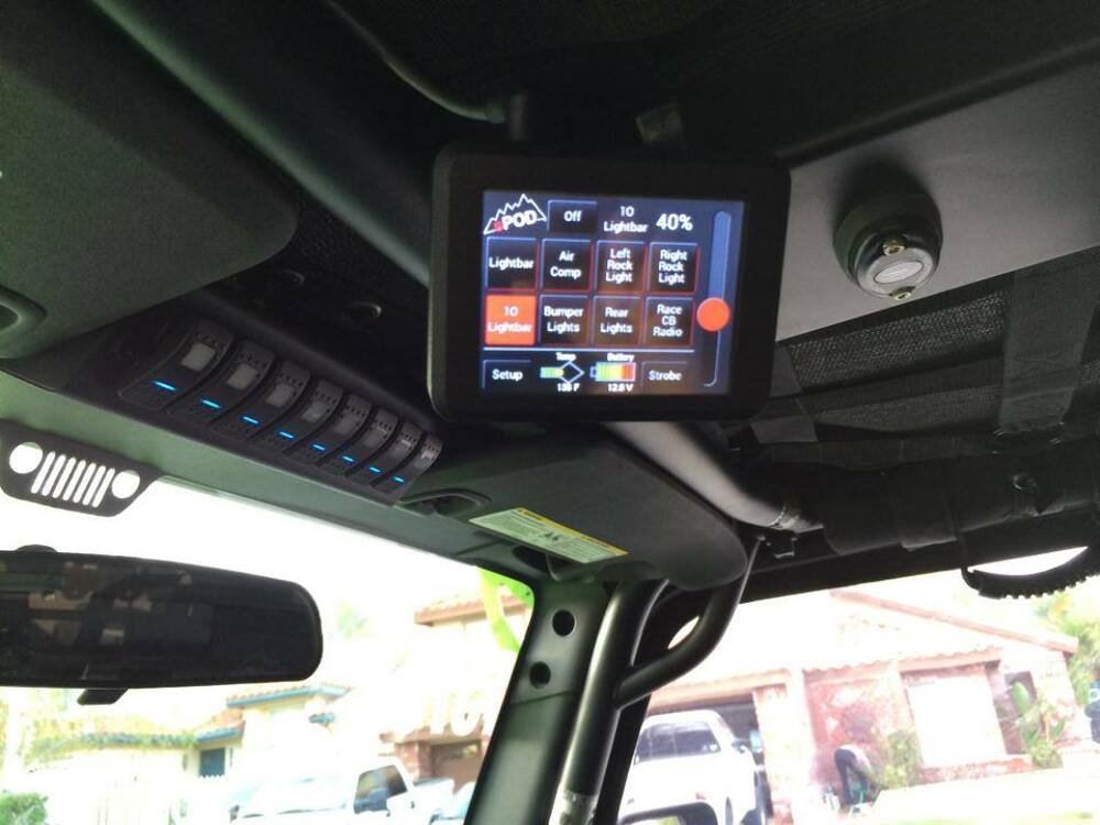 sPOD 870035 BantamX Touchscreen for Jeep JK 2007-2018