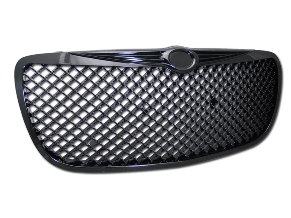 Armordillo 7147584 Gloss Black Mesh Grille For 2004-2006 Sebring