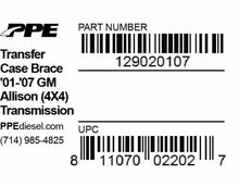 Load image into Gallery viewer, PPE Transfer Case Brace 01-07 GM Allison 1000 And 2000 Series 4X4 Transmissions