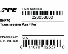 PPE Diesel 228058600 8Hp70 PPE Transmission Pan Filter