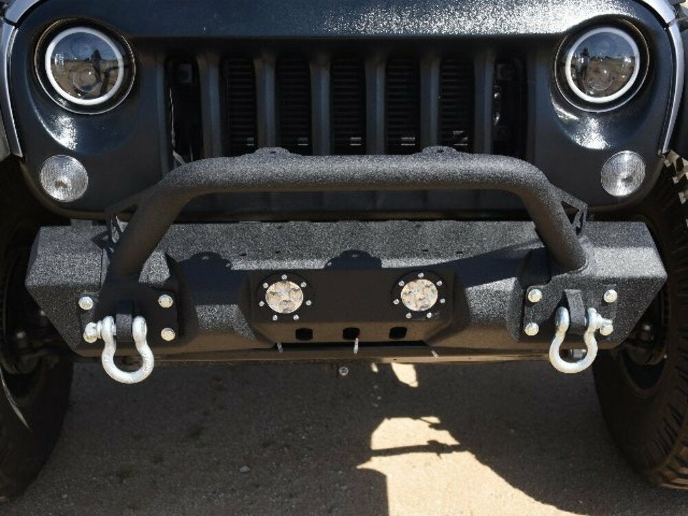 DV8 Offroad FBSHTB-11 Front Bumper Fits Gladiator Wrangler (JK) Wrangler (JL)