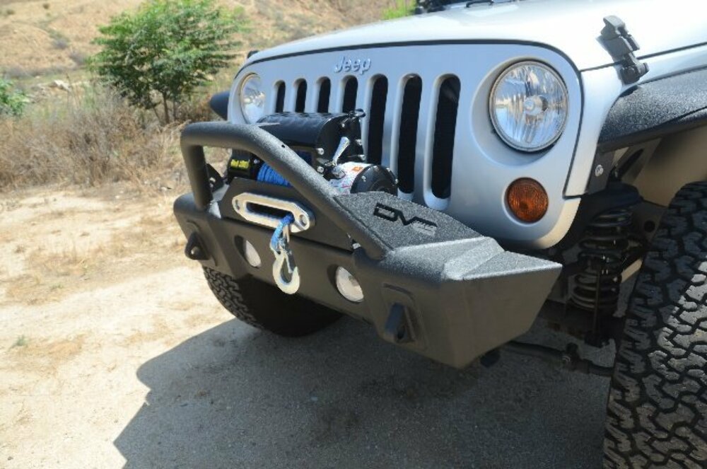 DV8 Offroad FBSHTB-13 Front Bumper Fits Gladiator Wrangler (JK) Wrangler (JL)