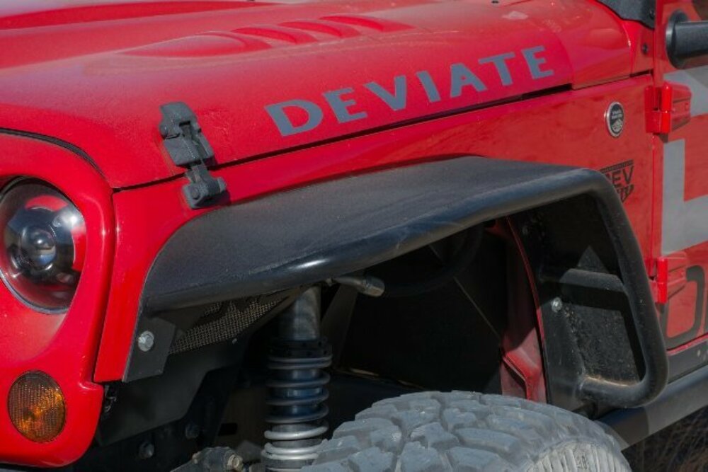 DV8 Offroad FENDB-02 Wide Fender Flares Fits 07-18 Wrangler (JK) Wrangler (JL)