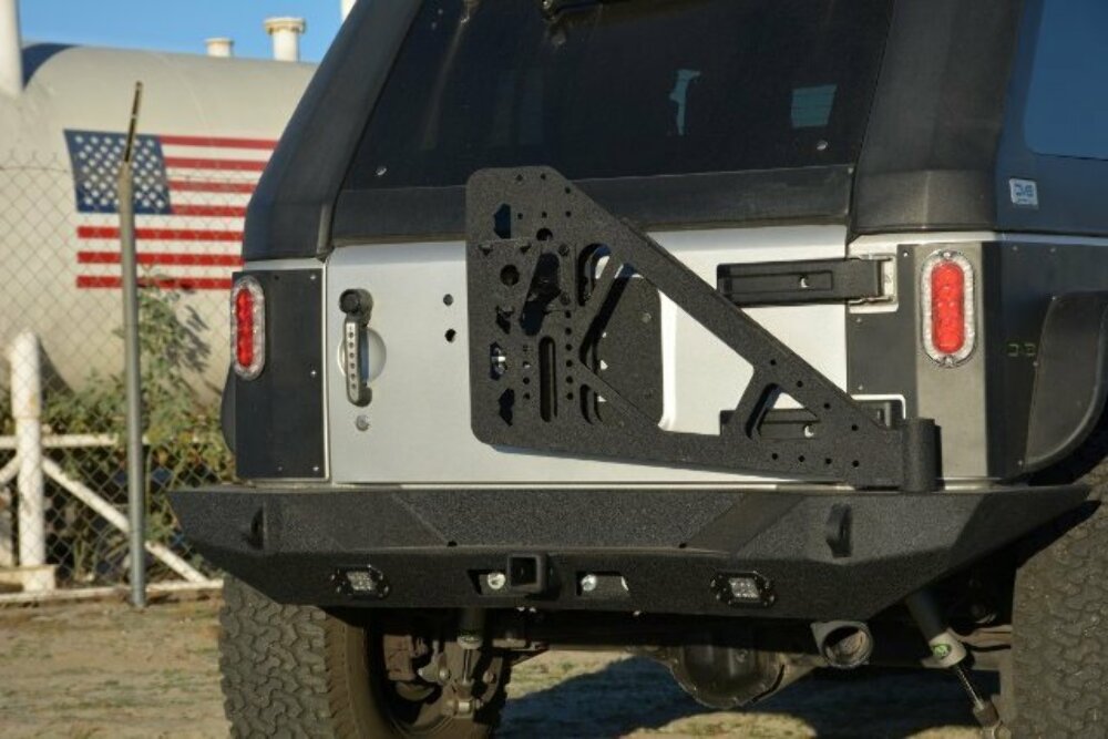 DV8 Offroad RBSTTB-10 Rear Bumper Fits 07-18 Wrangler (JK) Wrangler (JL)